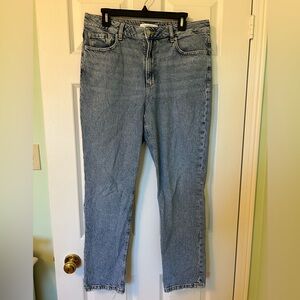 Dynamite Chiara High Waisted Slim Straight Blue Jeans - Size 30